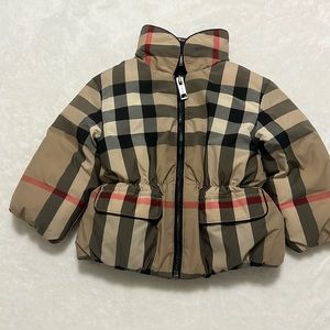 Authentic kid’s Burberry puffer jacket